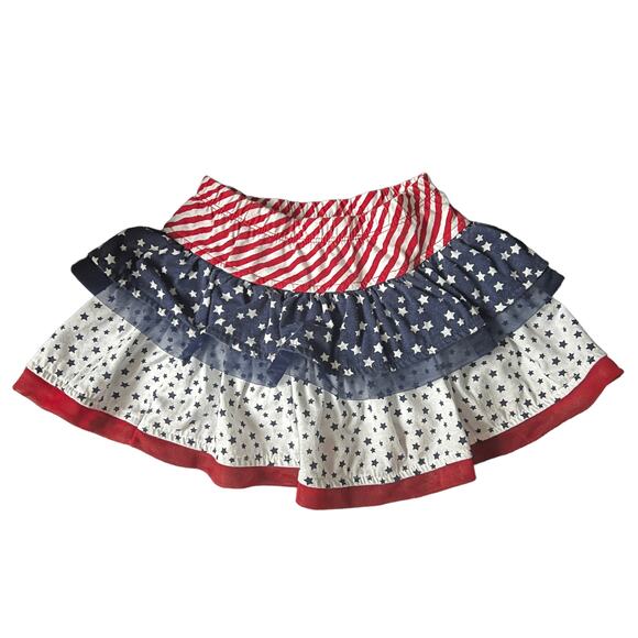 Garanimals Patriotic Toddler Girls Ruffle Skirt Size 2T - Picture 1 of 5